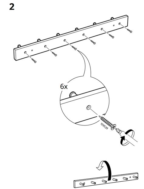 Ikea HÖvolm Hanger With 6 Buttons Instruction Manual