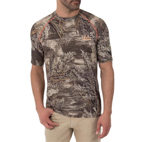 Mens Camo Insect Repellent Flex Performance Short Sleeve Tee Shirt