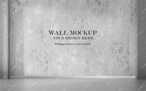 Premium PSD | Empty room wall mockup