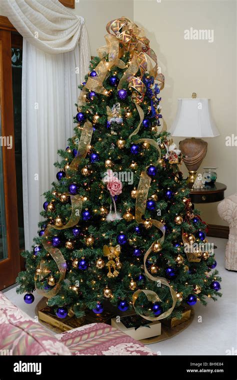 Gold Decorated Christmas Trees