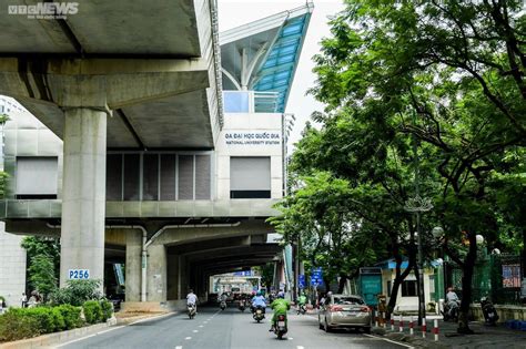 Hình hài 8 nhà ga trên cao tuyến Metro Nhổn Ga Hà Nội