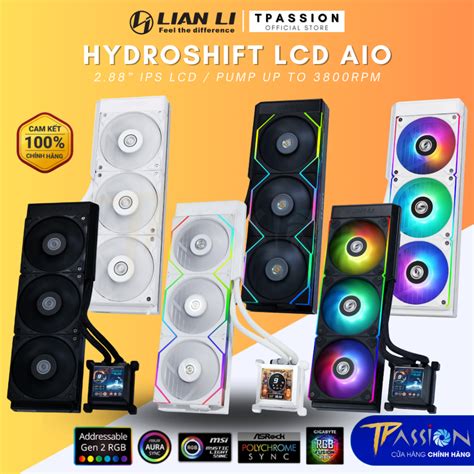 Tản nhiệt nước AIO CPU Lian Li HYDROSHIFT LCD 360 S R TL Black