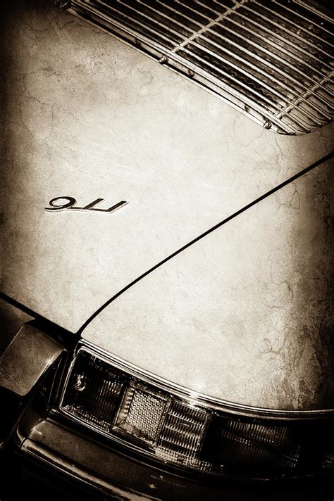 1965 Porsche 911 Rear Emblem -1888s Photograph by Jill Reger - Pixels