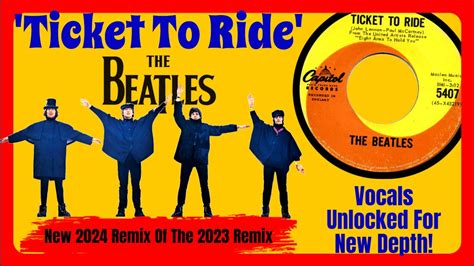 New 2024 Remix Of The Beatles Ticket To Ride Ringo S Drumming