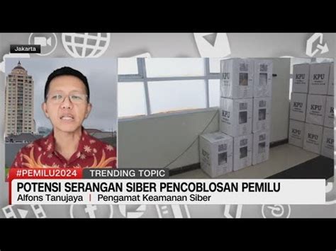 Potensi Serangan Siber Pencoblosan Pemilu YouTube