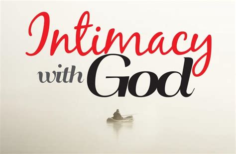 Intimate Relationship With God