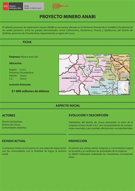 Pdf Proyecto Minero Anabi Minemgobpe Minero Anabi3pdfel