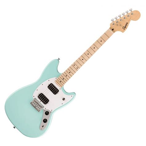 Squier Fsr Squier Sonic Mustang Hh White Pickguard Sonic Blue At