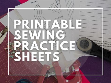 Printable Stitching Practice Sheets For Beginners Sew Modern Bags