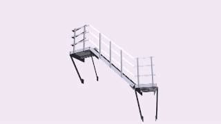 Шахтная лестница резервуара цена | Винтовая кольцевая лестница для РВС