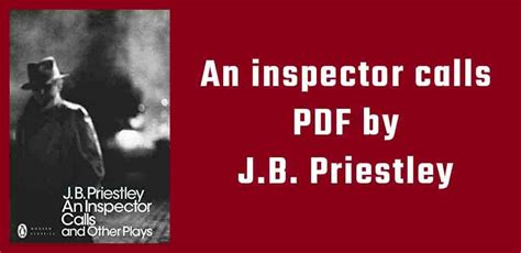 An Inspector Calls PDF By J B Priestley Digital Version Of The Play