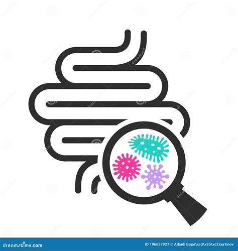 Gut Bacteria Vector Icon Stock Illustration Illustration Of Digestion