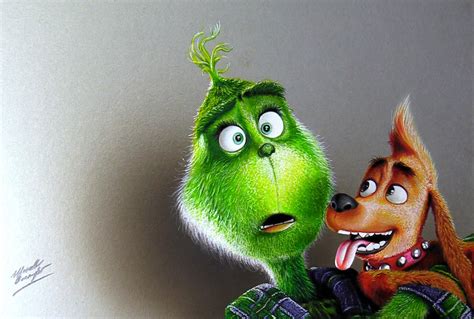 Drawing the Grinch and Max on Behance