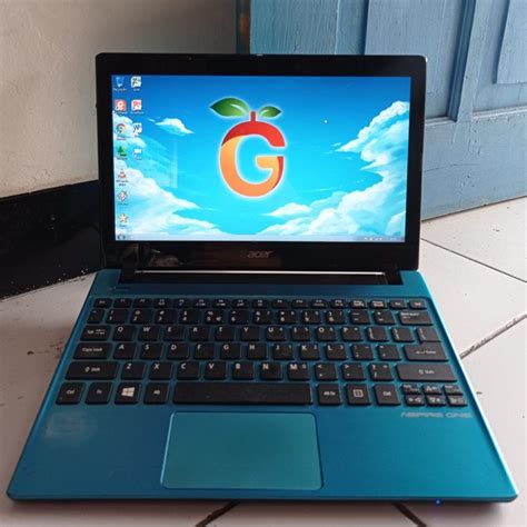 Jual Acer Aspire One Biru Layar Inch Ram Gb Hdd Gb Intel