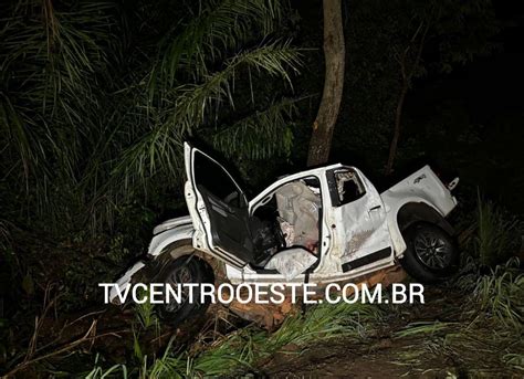 Mulher Morre E Marido Fica Ferido Em Acidente Na Br Tv Centro Oeste