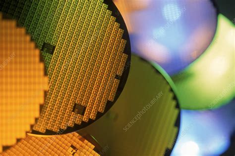 Semiconductor Wafers Stock Image C Science Photo Library