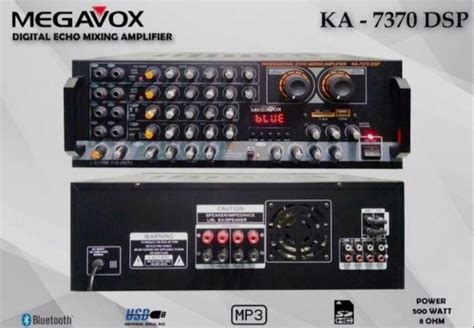 Power Amplifier Megavox Ka Bluetooth Channel Lazada Indonesia