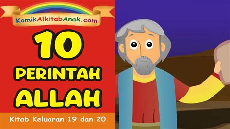 Sepuluh Perintah Allah Film Animasi Slide Komik Alkitab Anak Youtube