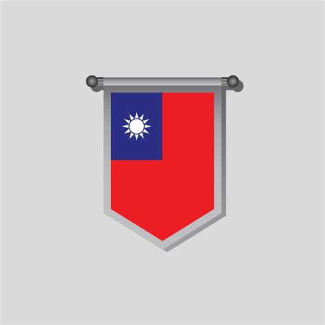 Illustration Of Taiwan Flag Template 13273068 Vector Art At Vecteezy