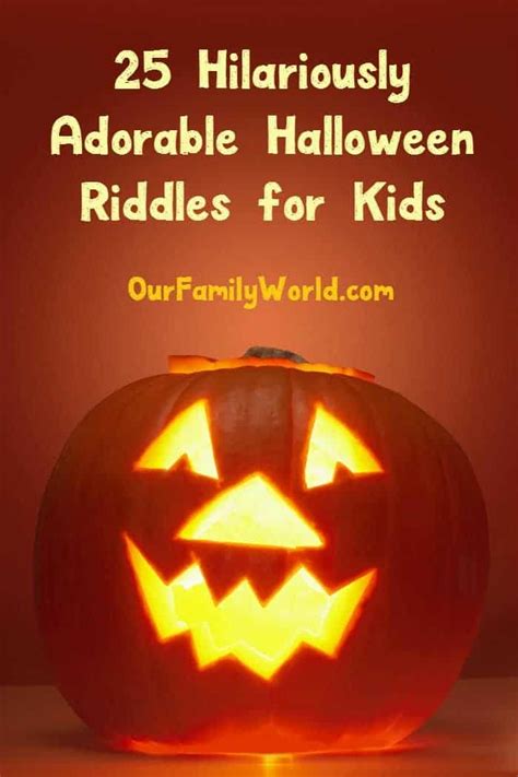 25 Hilariously Adorable Halloween Riddles for Kids - Our Family World