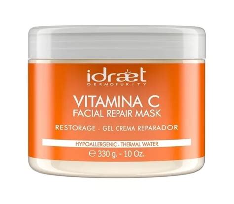 Idraet Mascara Vitamina C Antiage Reparadora Colageno Tipo De Piel Todo