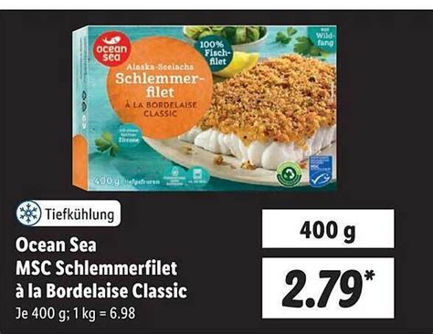 Ocean sea msc schlemmerfilet à la bordelaise classic Angebot bei Lidl