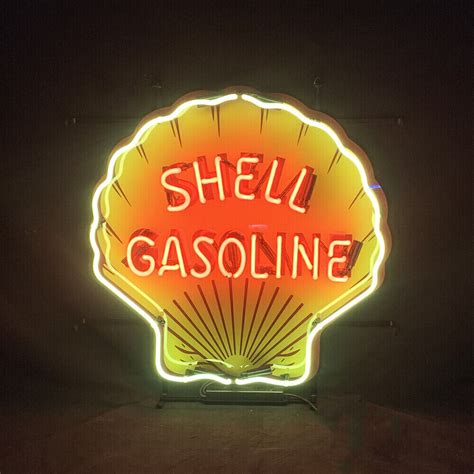 Gas Oil Gasoline Station Fuel 24x24“ Neon Lamp Light Sign Hd Vivid Printing Ebay