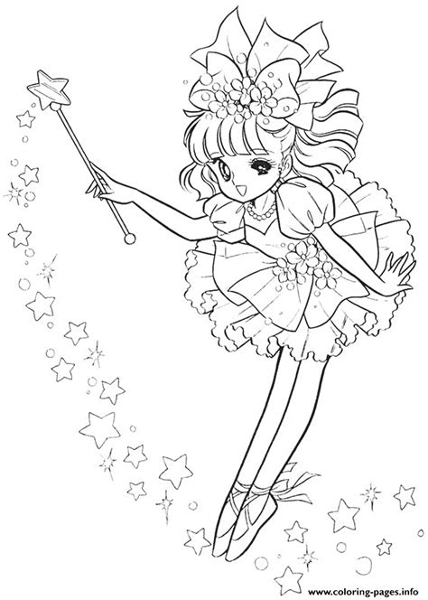 Glitter Force Magic Girl Coloring page Printable