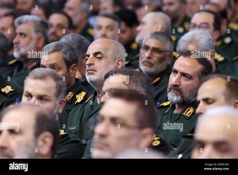 Tehran Iran 18th Aug 2023 The High Ranking Commanders And Members Of Iran S Islamic