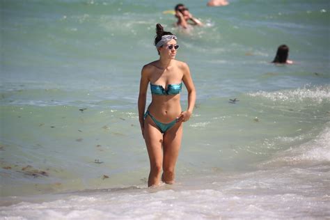 Aurora Ramazzotti In Bikini At A Beach In Miami Hawtcelebs