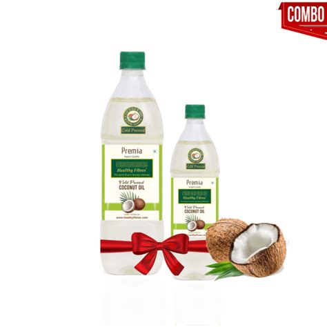 Cold Pressed Pure Coconut Oil Healthy Fibers