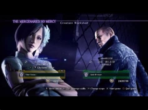 Resident Evil 6 The Mercenaries NO MERCY PS4 2623K Creature Workshop