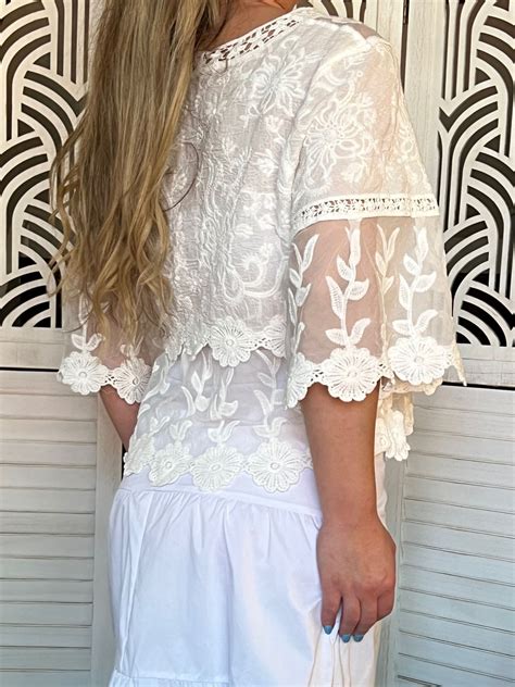 Boho Lace Top