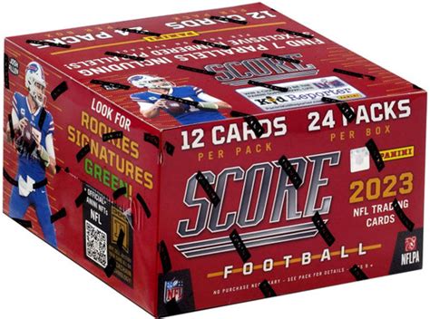 NFL Panini 2023 Score Football Trading Card RETAIL Box 24 Packs - ToyWiz