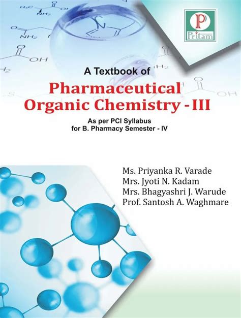 English A Textbook Of Pharmaceutical Organic Chemistry Iii Pritam