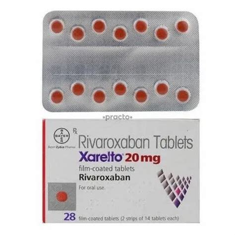 Rivaroxaban Tablets Bayer Pharmaceuticals Pvt Ltd Prescription Id