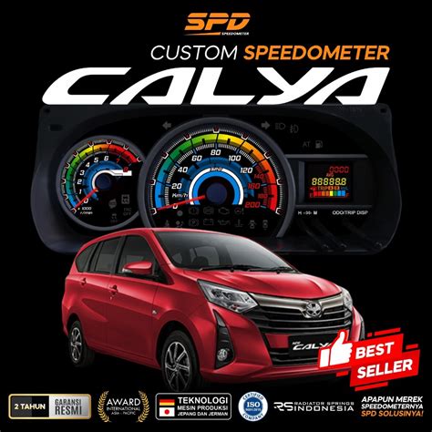 Jual Panel Speedometer Custom Toyota Calya Spd Speedometer Shopee