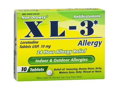 Xl 3 Allergy 10 Tab Latin Tyme Foods