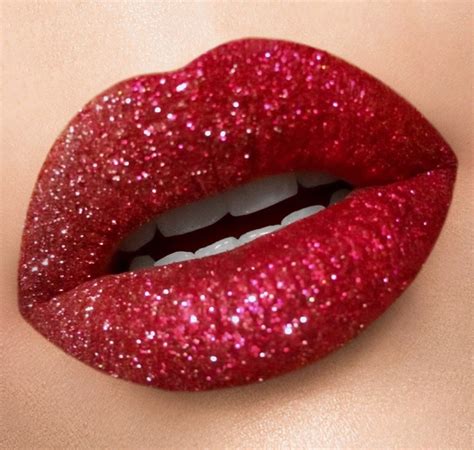 Red Bottom Glitter Glitter Lips Lip Art Lip Art Makeup