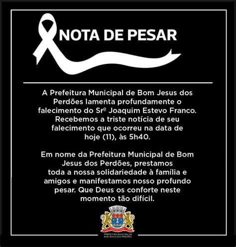 Nota De Pesar