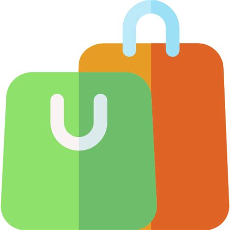 Icono De Bolsas De Compra Basic Rounded Flat