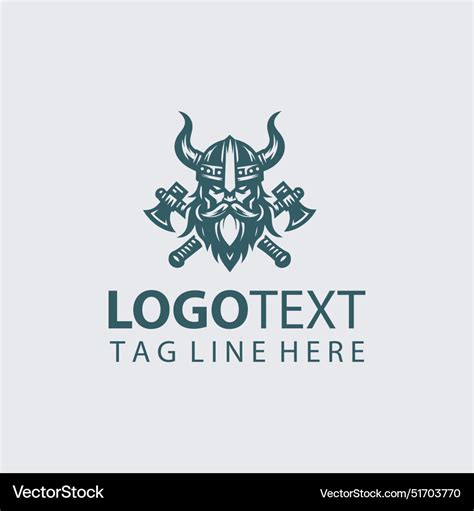 Viking warrior logo Royalty Free Vector Image - VectorStock