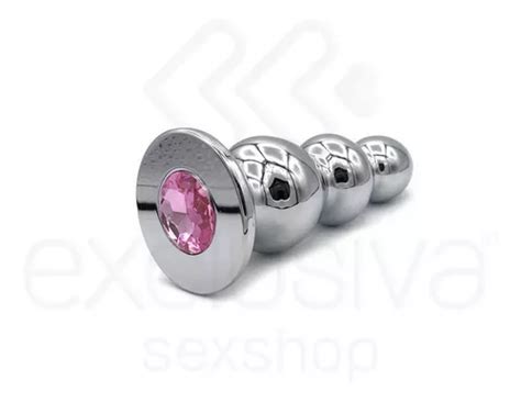 Plug Anal Escalonado Esferas Em A O E Joia Na Base Rs