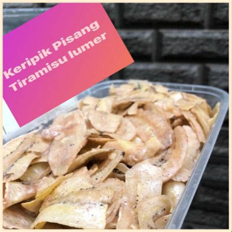 Jual Keripik Pisang Lumer Tiramisu Kriuk Gurih Dan Renyah Ml