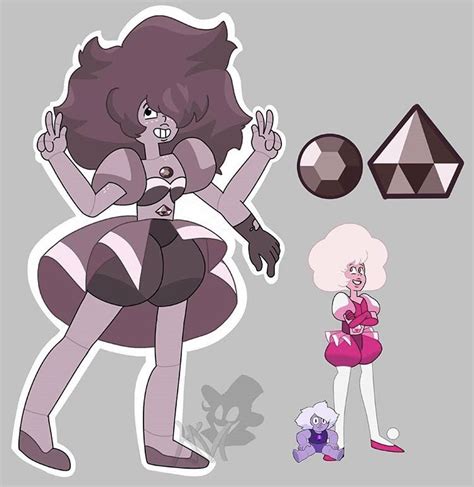 Pink Diamond And Amethyst Smoky Quartz 00 Steven Universe Diamond