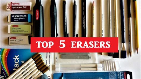 Top 5 Erasers for Graphite drawing, Best Erasers for Pencil Drawing | Charcoal drawing, Pencil ...