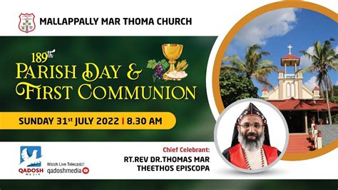 189th PARISH DAY FIRST HOLY COMMUNION MALLAPPALLY MAR THOMA CHURCH