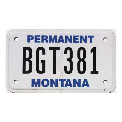 2020 Montana Motorcycle Bgt381 Old Cycle License Plates