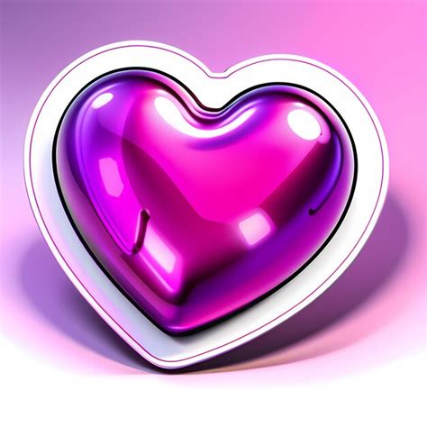 Premium Photo Heart Shaped Stickers 3d Hearts With Different Designs