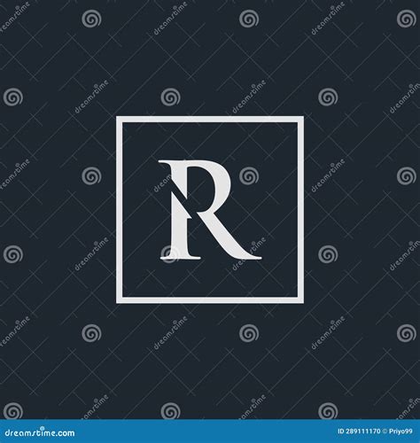 Luxury Elegant Logo Design Inspiration With Letter R Inside Company